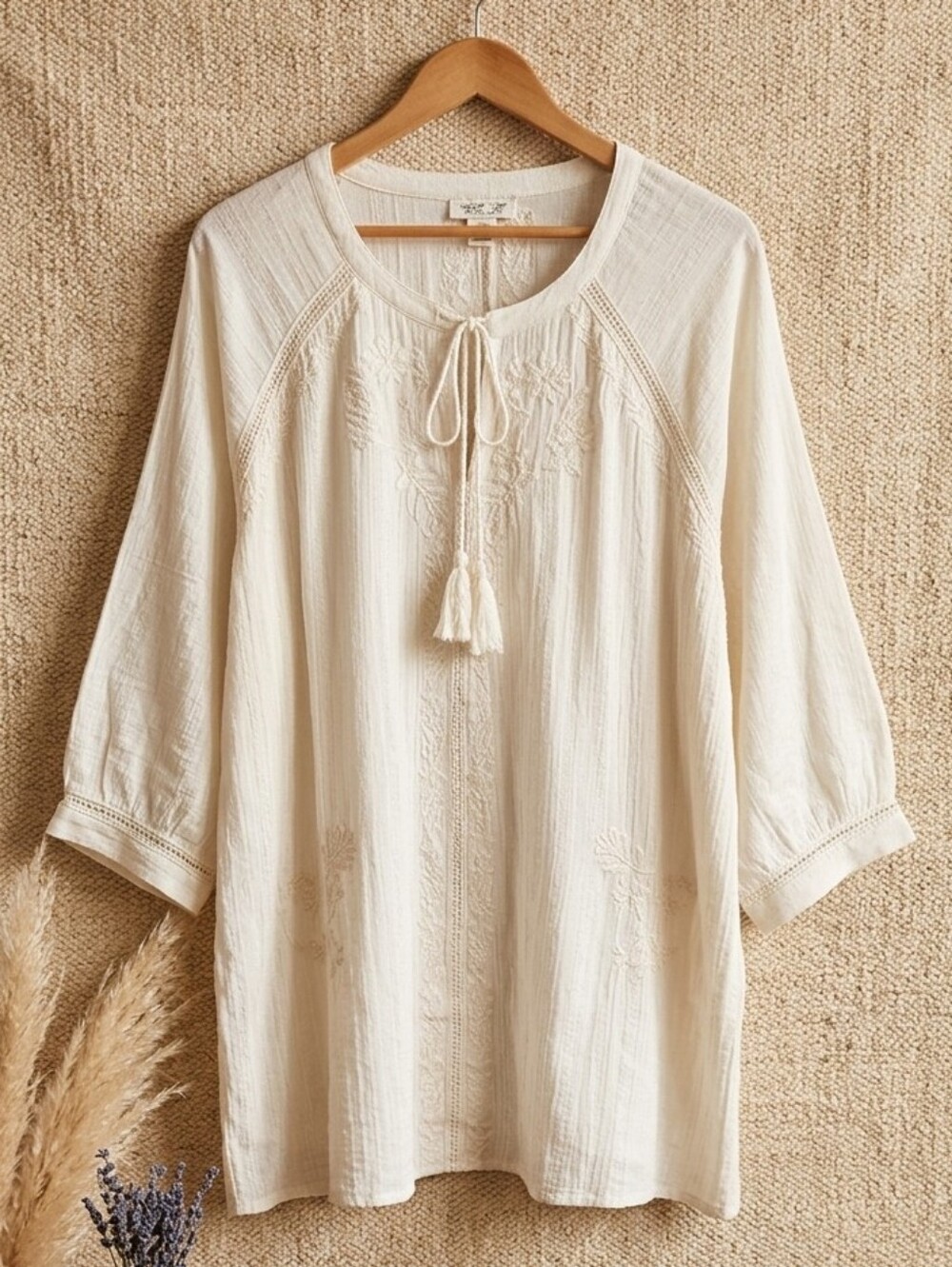 Rachel Zoe Ivory Embroidered Blouse - Picture 1 of 9